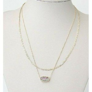 Kendra Scott Elisa Double Strand Abalone Necklace